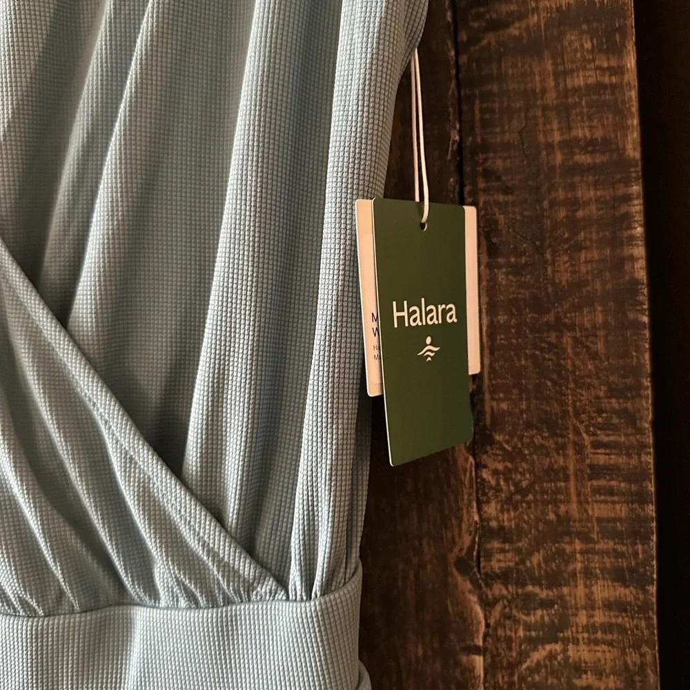 V Neck Short Sleeve Side Pocket Wide Leg Flowy Waffle Casual Jumpsuit Canton L - Picture 11 of 12